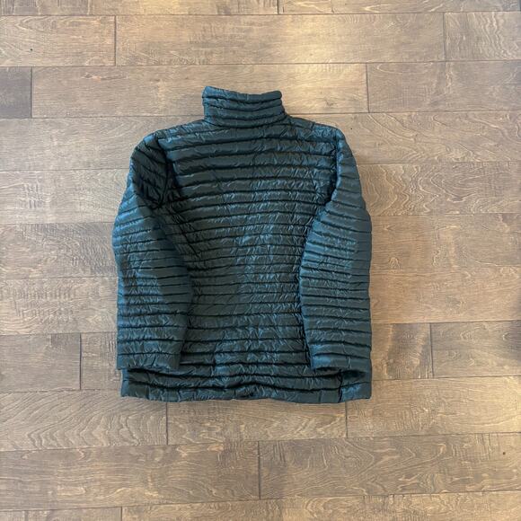 Arc'teryx Cerium Jacket Women’s Large Green Goose Down Puffer Full Zip - Picture 2 of 11